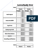 OnPointFresh Aesthetic Routine - XLSX - Lower Power