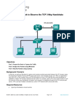 9.2.6 Lab - Using Wireshark To Observe The TCP 3-Way Handshake