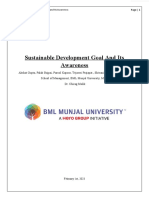 Sustainable Development Goal and Its Awareness