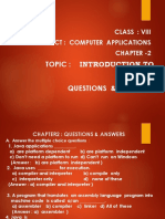 Class - 8 - Computer - Chapter-2 Questions & Answers (3) 1