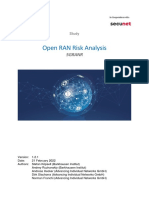 Open RAN Risk Analysis