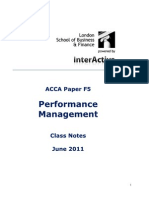 ACCA F5 Notes