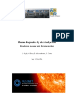 Manual Plasma Diagnostics by Electrical Probes