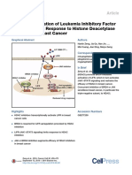 Feedback Activation of LIFR Limits Response To HDAC Inh in Breast Cancer