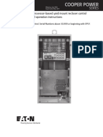 Form 6 Microprocessor-Based Yard Mount Recloser Control Installation and Operation Instructions