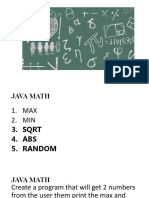 Java Math