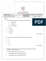 Practice Test SLTest 2 Atomic Structure Periodicity P 2