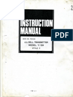 MANUAL For CELL TRANSMITTER