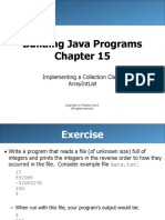Building Java Programs: Implementing A Collection Class: Arrayintlist