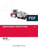 Maintenance Instructions: Modular Leak Detector