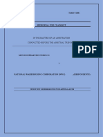 In The Matter of An Arbitration Conducted Before The Arbitral Tribunal