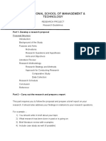 ReserchProject Guidelines