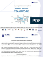 Training Module - Teamwork - EN