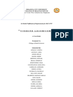 Uterine Myoma Case Study Group A Final