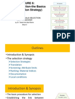 Lecture Week 6 - Material Selection The Basics-2022