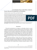 Policy Studies Journal - 2020 - Lemire - The Growth of The Evaluation Tree in The Policy Analysis Forest Recent