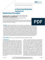 Accountable Privacy-Preserving Mechanism For Cloud Computing Based On Identity-Based Encryption