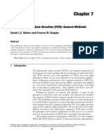 The Polymerase Chain Reaction (PCR) : General Methods