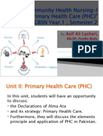 Community Health Nursing-1 Unit 2