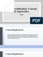 Social Stratification - Concept & Approaches