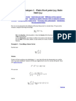 Limits - Techniques 1 - Finite Fixed Point (X), Finite Limit (Y)