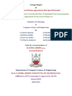 Deep Learning Based Fusion Approach For Hate Speech Detection