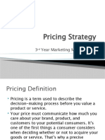 Pricing Strategy