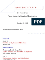 Engineering Statistics - 4