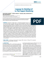 A Domain-Specific Language For Modeling IoT System Architectures That Support Monitoring