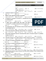 Physics XII Chapter# 12 Practice Sheet