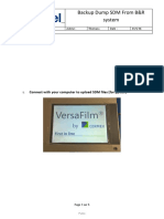 Sidel 50-Backup Dump SDM From B&R System