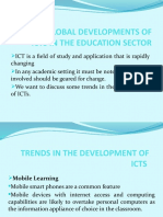 Key Global Developments of Icts in The Education Sector