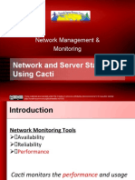 Network and Server Statistics Using Cacti