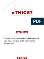 Lesson 1 - Ethics