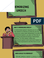 Memorized Speech