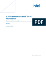 12 Generation Intel Core Processors: Rev. 010 February 2023