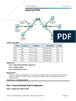 Packet Tracer - Configuring Vlans: Topology