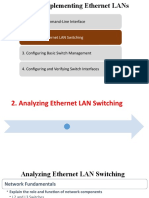 Using The Command-Line Interface: 2. Analyzing Ethernet LAN Switching