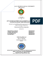 Visvesvaraya Technological University Belagavi: Advanced Battery Management &