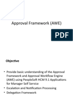 Peoplesoft Approval Framework (AWE)