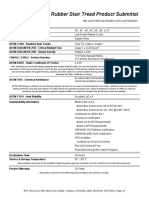 Rubber Stair Tread Product Submittal