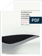 Architecture in The Age of Artificial Intelligence An Introduction To AI For Architects (Neil Leach)