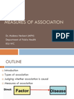 Measures of Association