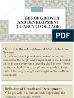 Stages of Growth and Development (Infancy To