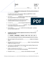 Focus5 2E Vocabulary Quiz Unit1.1 GroupB