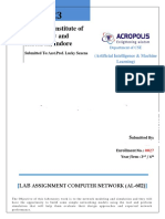 Computer Network (AL602) : Acropolis Institute of Technology and Research, Indore