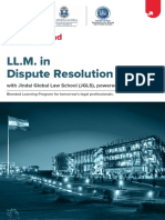 Ll.M. in Dispute Resolution: With Jindal Global Law School (JGLS), Powered by Upgrad