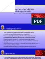 NCM 109 Lecture: Nursing Care of A Child With Hematologic Disorder