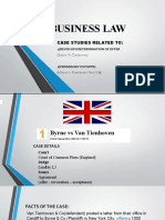 Business Law: Case Studies Related To