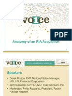 Anatomy of An RIA Acquisition